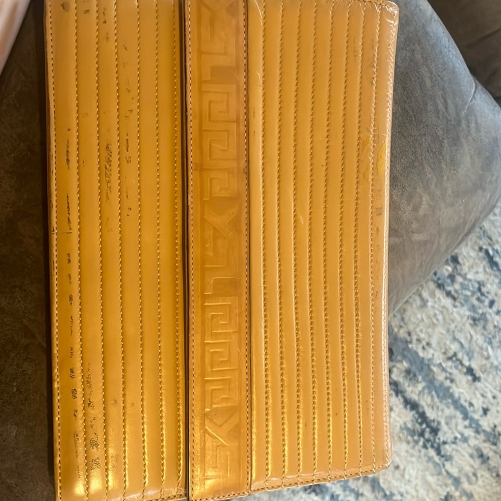 Vintage loved YSL clutch some wear